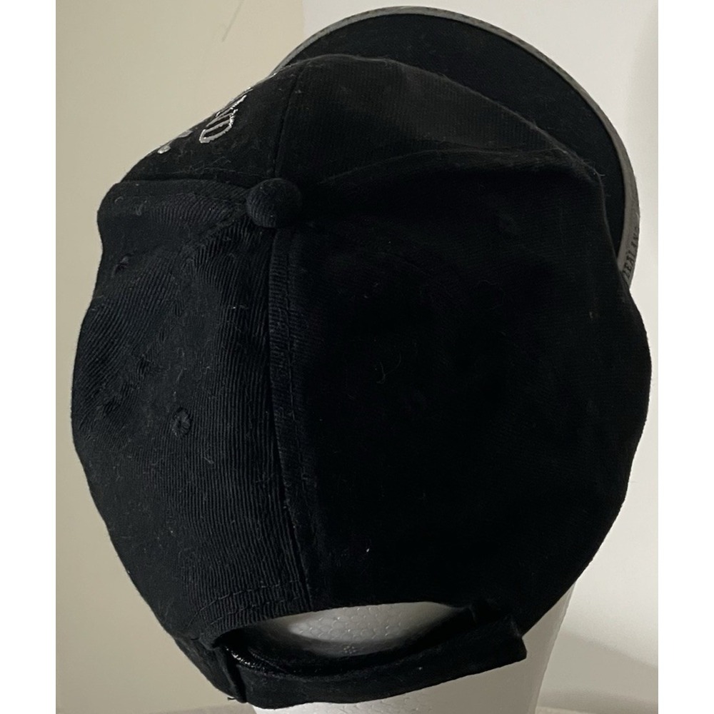 New Zealand Black Ball Cap Style Hat Adjustable White Lettering Unisex - Picture 3 of 5